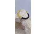 Bracelet agate et jade jaune OLPA1953