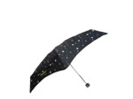 Isotoner Mini X-Tra Solide Parapluie Pliant Pois Noir/Jaune