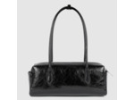 Lancaster Rétro Cube Sac Rectangle En Cuir 577-36 Noir
