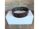 Bracelet cuir homme marron 7