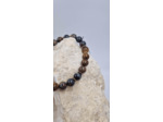 Bracelet oeil de tigre / flocon / taureau OLPA511