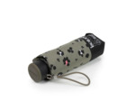 Isotoner Parapluie Mini Pliant Manuel Léopard Kaki