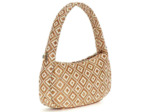 Guess Rianee Sac Epaule Raphia Cognac