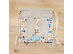 Sac à dos Pochon pour enfant, modèle Lapinou, couleur petit chat