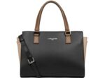 Lancaster Constance Sac Porté Main 437-03 Noir Nude Vison