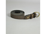 Mila Louise Pallas X Ceinture Cuir Fumé Kaki