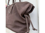 Sac cabas ETRIER cavalier Nubuck chocolat