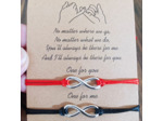 2 bracelets infini