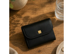 Gérard Darel Ligne M411 Petit Portefeuille En Cuir Lisse Noir