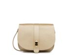 Lancaster Top Double Sac Besace A Rabat 470-61 Champagne In Nude