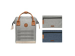 Cabaïa Small New York Sac à Dos 10,5" Gris