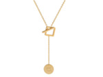 Collier Good Luck en acier inoxydable doré