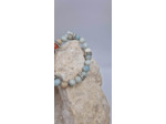 Bracelet aigue marine calcite OLPA2209