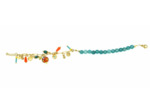 Bracelet agathe et Murano PAPAYA