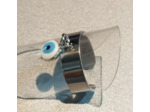 Bague breloque œil porte bonheur