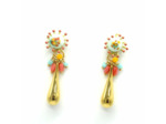 Boucles d'oreilles Aqua Coral