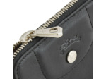 Longchamp Le Pliage Cuir Porte-Monnaie En Cuir Noir