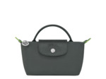 Longchamp le Pliage Green Trousse Cosmétique Avec Poignée Graphite