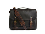 Bleu de Chauffe Sac Postier Eclair M Marron Brun