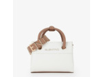 Valentino Alexia Sac A Main Bianco/Cuoio