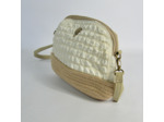 Le Voyage en Panier Gaufrette Sac Trotteur Demi-Lune Ecru