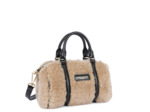 Lancaster Moumoute Mini Sac Polochon 518-053 Beige Noir