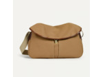 Bleu De Chauffe Léon Sac Besace En Coton Camel