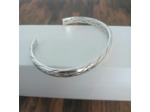 Bracelet jonc homme en argent