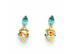 Boucles d'oreilles Aqua Coral
