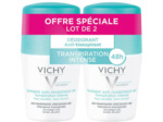 Anti-Transpirant Efficace 48h Transpiration Intense 2x50ml Déodorant Roll-on Peaux Sensibles Vichy