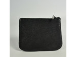 Mila Louise Briny XS W Petit Porte-Monnaie Cuir Tressé Noir Bronze