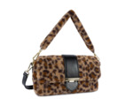 Lancaster Moumoute Sac Baguette 518-023 Noir Léopard