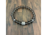 Bracelet en quartz fumé contre les addictions