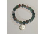 Bracelet agate indienne arbre de vie