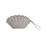 Biba Sunibel Pochette Crochet en Coton Tressé Lavanda