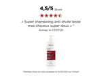 Shampooing Energy+ 400 ml Dercos stimulant anti-chute à l'Aminexil Vichy
