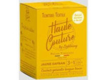 Teinture haute couture jaune safran