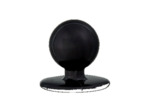 Bouton boule pour veste de cuisine noir 18 mm