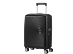 American Tourister Sound Box Spinner 55 cm Valise Cabine Trolley 4 Roues Black Bass