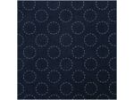 Tissu broderie sashiko bleu marine