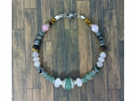 Bracelet Aventurine/Quartz rose/Labradorite/œil de tigre argenté