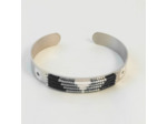 Bracelet en perles miyuki noir/gris/blanc
