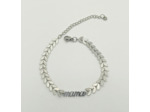Bracelet épi argenté "MAMA"