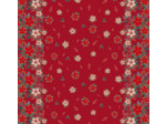 Tissu Xmas Poplin Poinsettia Placed