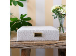 Maison Scarlett Anne Boite A Bijoux En Moumoute Blanc