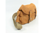 Berthille Mini Pêche Sac Croisé Cuir Nubuck Chamois