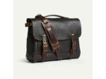 Bleu de Chauffe Sac Postier Eclair M Marron Brun