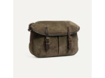 Bleu de Chauffe Sac Musette S Cuir Velours Musk