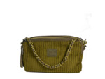 Mila Louise Mama XS VFR1 Petit Sac Trotteur Velours Fumé Kaki
