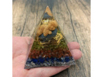 Pyramide orgonite n°15   6.5x6.5cm